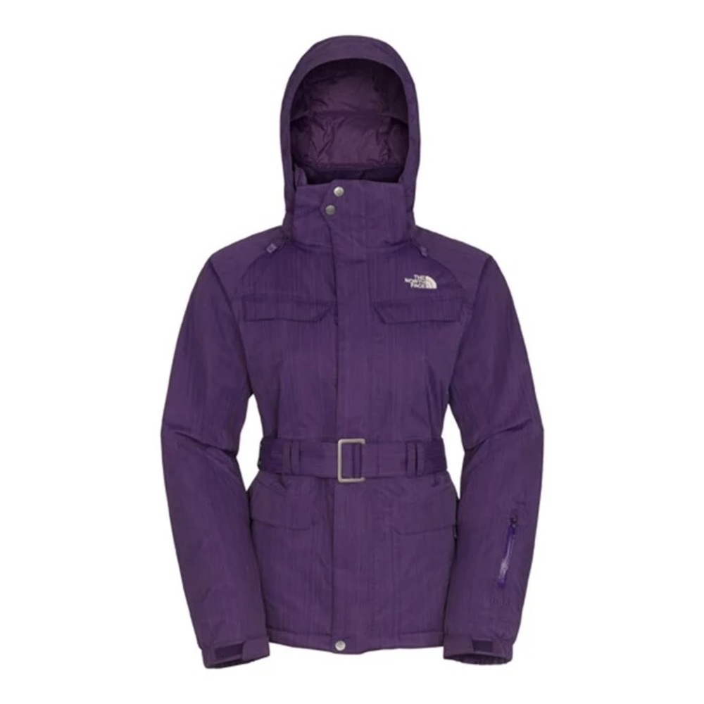 North Face Down Jacket - Purple Belted